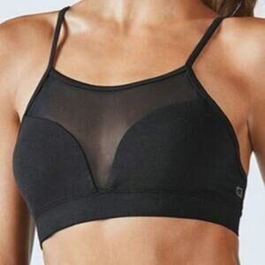 🏃‍♀️Women's Black Mesh Sports Bra